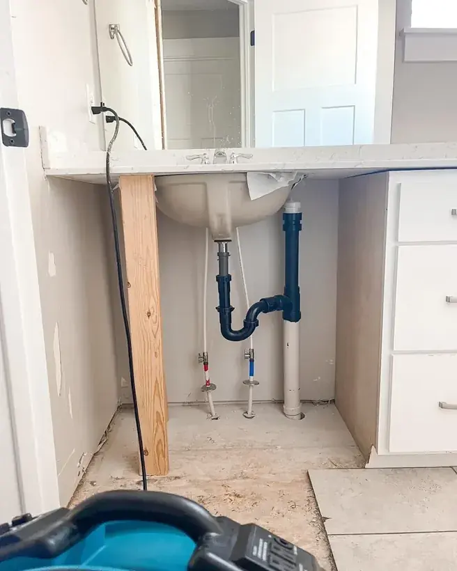 Frozen and split water pipe that flooded a Peyton, CO home